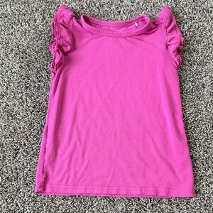 Little Sleepies Fuchsia Ruffle Sleeve Tee